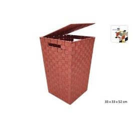 COFFRE LINGE SANGLE PP TERRACOTTA