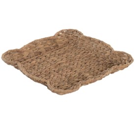 BANDEJA JACINTO DE AGUA METAL 35X35X5 NATURAL