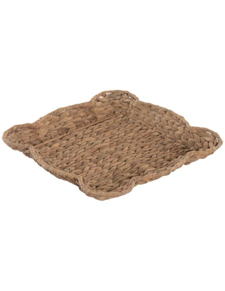 BANDEJA JACINTO DE AGUA METAL 35X35X5 NATURAL