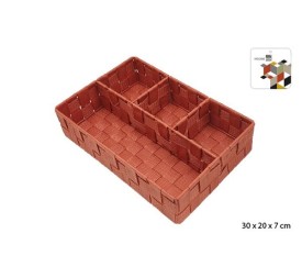 CORB RGT 4 COMP TERRACOTTA SANGLES