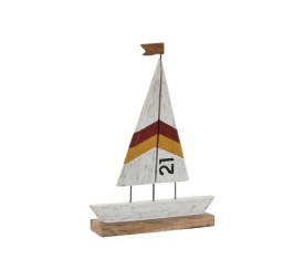 DECORACION MANGO METAL 34,5X8X45 BLANCO