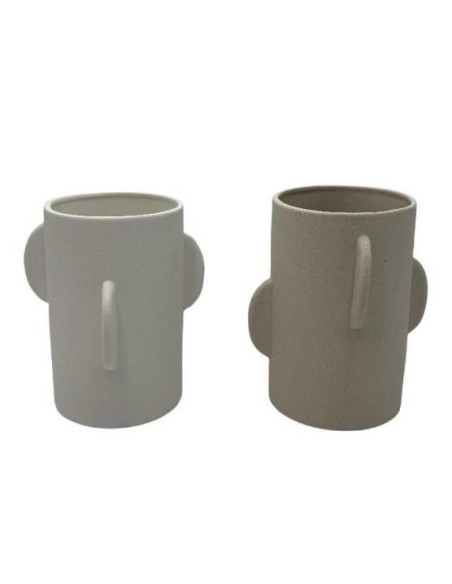 JARRON PORCELANA 15,5X15,5X18,5 2 SURT.