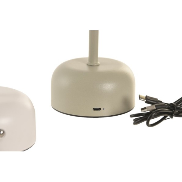 LAMPARA TACTIL LED HIERRO 16X16X30 SETA 2 SURT.