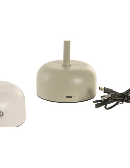 LAMPARA TACTIL LED HIERRO 16X16X30 SETA 2 SURT.