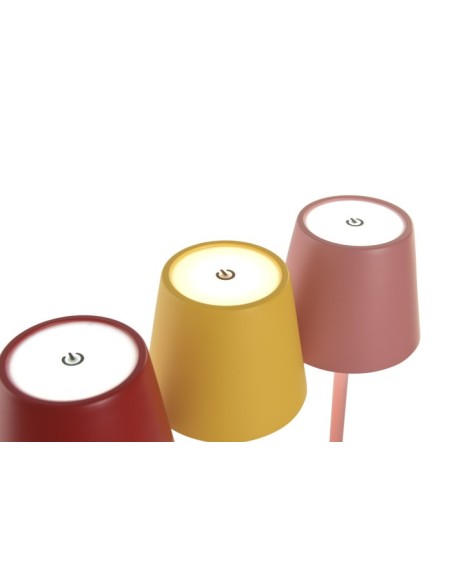 LAMPARA TACTIL LED HIERRO 11X11X37 TACTIL 3 SURT.