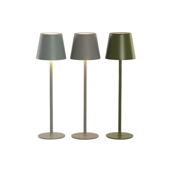 LAMPARA TACTIL LED HIERRO 11X11X37 TACTIL 3 SURT. (1108)
