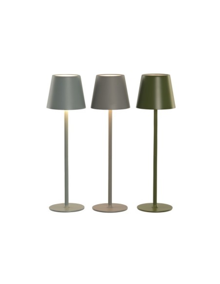 LAMPARA TACTIL LED HIERRO 11X11X37 TACTIL 3 SURT. (1108)