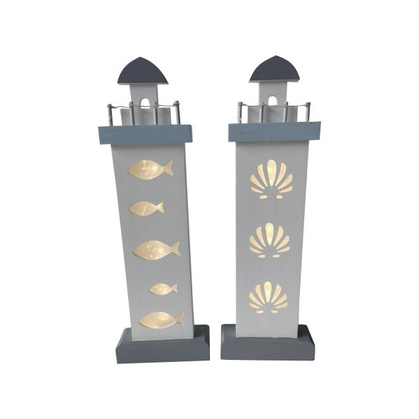 DECORACION MDF LED 14X5,5X40 FARO 2 SURT.