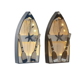 DECORACION LUMINOSA LED MADERA 20X7X40 2 SURT.