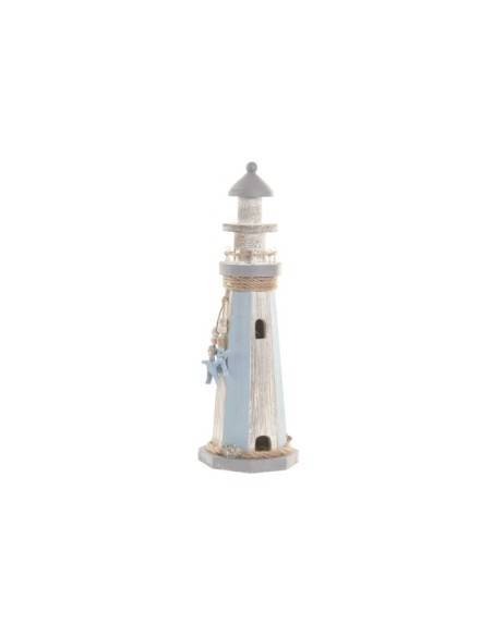 FIGURA LED MDF 12X12X38 FARO AZUL