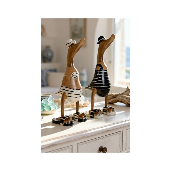 FIGURA BAMBU 16X13X35 PATO MARINERO 2 SURT.