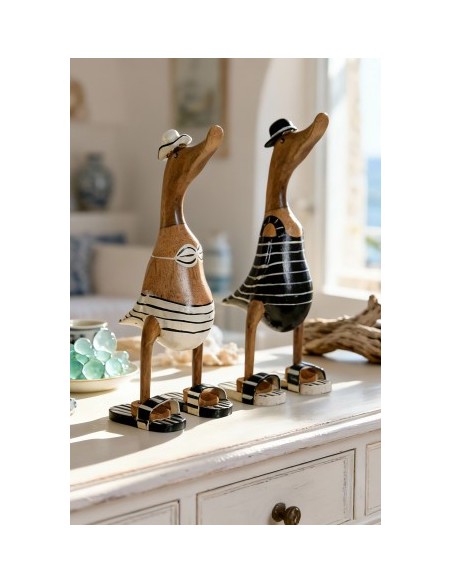 FIGURA BAMBU 16X13X35 PATO MARINERO 2 SURT.