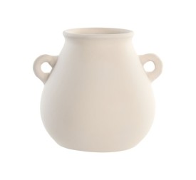 JARRON TERRACOTA 29X25X25 ASAS ARTESANAL CRUDO