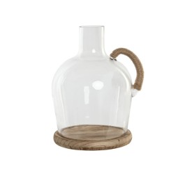 JARRON  CRISTAL PAULOWNIA 26X23X33 BOTELLA