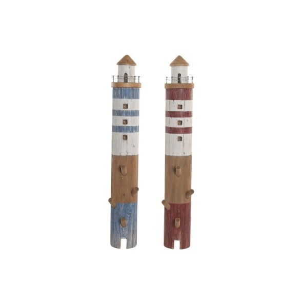 PERCHERO PARED MADERA RECICLADA 12X10X75 FARO 2 SU