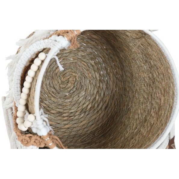 CESTA SET 3 FIBRA ALGODON 40X40X47 NATURAL