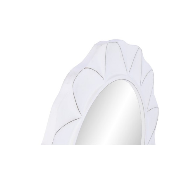 ESPEJO MDF CRISTAL 81X3X78 RUGOSO BLANCO