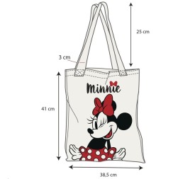BOLSA TELA ALGODÓN MINNIE MOUSE DISNEY