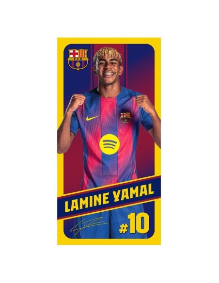 TOALLA PLAYA MICRO FC BARCELONA 140*70CM YAMAL (YAMAL03)