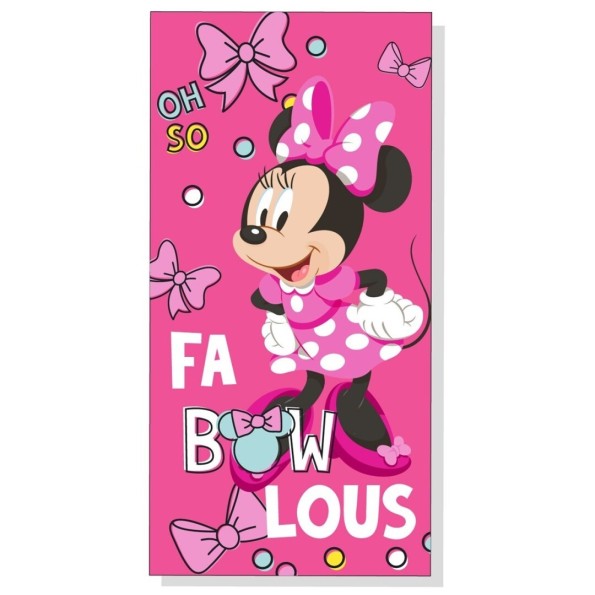 TOALLA PLAYA MICRO NIÑA MINNIE MOUSE 70*140CM (NW1529)