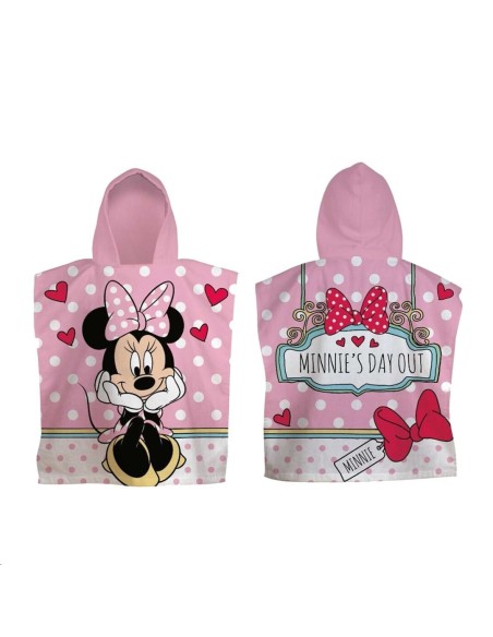 PONCHO PLAYA 55*110CM NIÑA MINNIE MOUSE DISNEY
