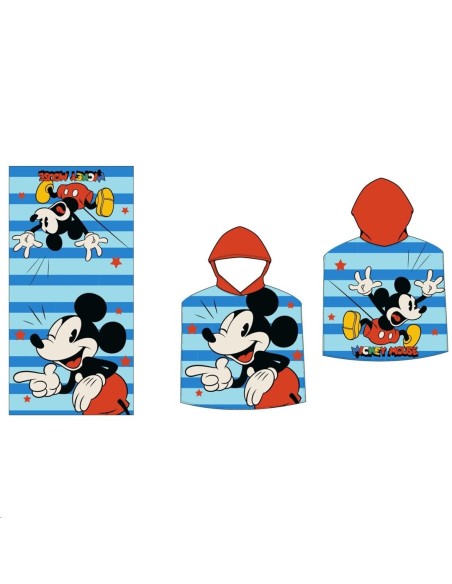 PONCHO PLAYA 55*110CM NIÑO MICKEY MOUSE DISNEY