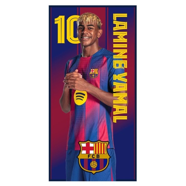 TOALLA PLAYA MICRO FC BARCELONA 140*70CM YAMAL (YAMAL02)