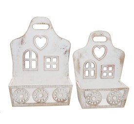 S/2 JARDINERAS PALACIO BLANCA 30X16X40CM