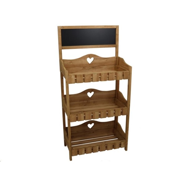 ESTANTERIA CARTEL ROSI MARRON 55X30X113CM