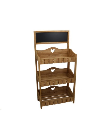 ESTANTERIA CARTEL ROSI MARRON 55X30X113CM