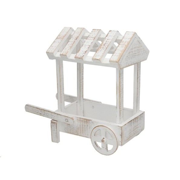 JARDINERA CARROMATO LUZ BLANCA 35X17X34CM