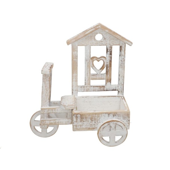 JARDINERA TRICILO LILI BLANCA 30X14X34CM