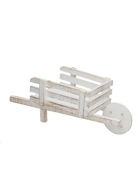 JARDINERA CARRO PEPI BLANCA 42X20X15CM