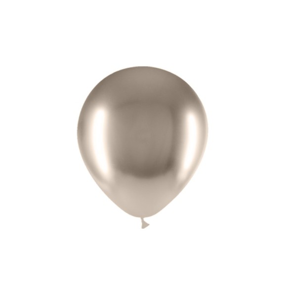 B/ 25GLOBOS BRILLIANT 94 CM PERIM. BEIGE B08