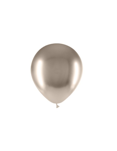 B/ 25GLOBOS BRILLIANT 94 CM PERIM. BEIGE B08