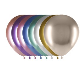 B/ 25 GLOBOS BRILLIANT 94 CM PERIM COLORES SURT