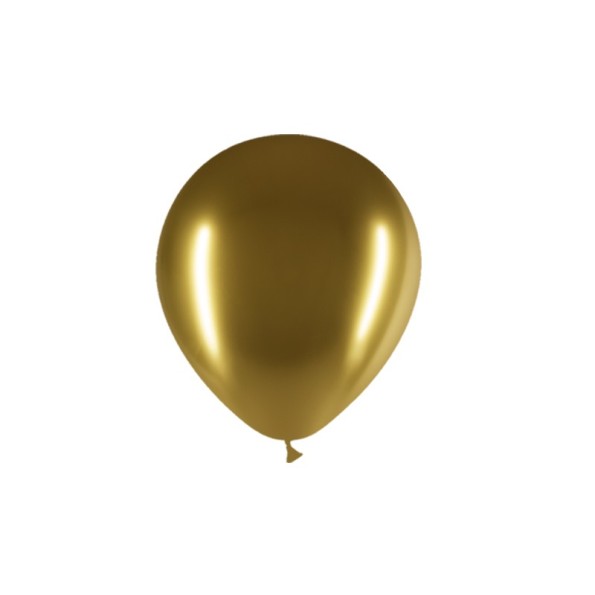 B/ 25  GLOBOS BRILLIANT 94CM PERIM, ORO B1