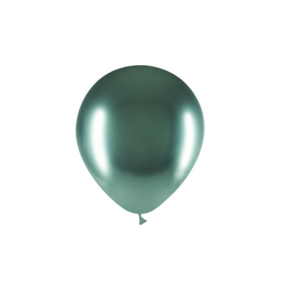 B/ 25 GLOBOS BRILLIANT 94CM PERIM., VERDE B03