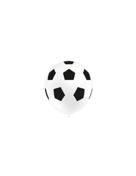 B/ 8 GLOBOS 95CM PERIM. BLANCO: BALÓN FÚTBOL