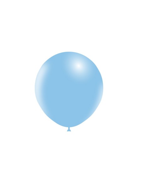 BOLSA 10 GLOBOS 140CM PERIM., AZUL CELESTE P33
