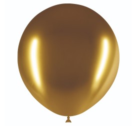 BOLSA 10 GLOBOS 140CM PERIM., BRILLIANT ORO B01