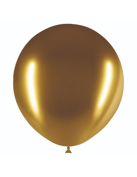 BOLSA 10 GLOBOS 140CM PERIM., BRILLIANT ORO B01