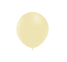 BOLSA 10 GLOBOS MATTE 140CM PERIM., AMARILLO T04