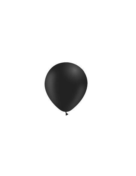 BOLSA 100 GLOBOS 45CM PERIM., NEGRO P41
