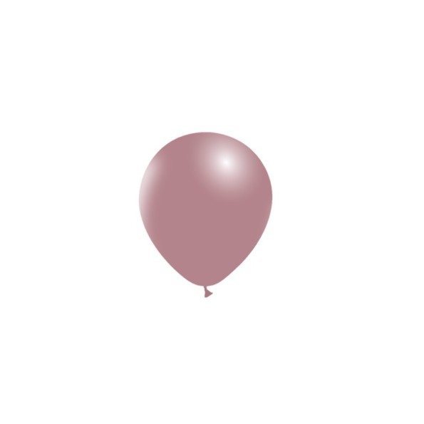 BOLSA 100 GLOBOS 45CM PERIM., ROSA VINTAGE V03