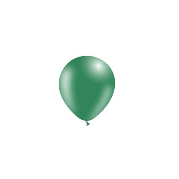 BOLSA 100 GLOBOS 45CM PERIM., VERDE BOSQUE P39