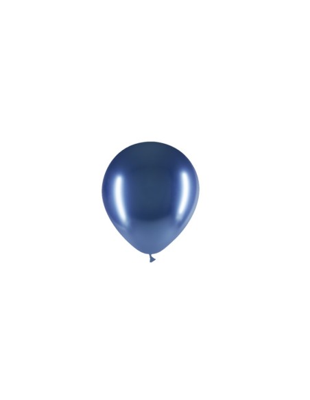 BOLSA 100 GLOBOS BRILLIANT 42CM PERIM., AZUL B04