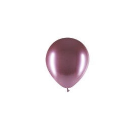 BOLSA 100 GLOBOS BRILLIANT 42CM PERIM., MALVA B05