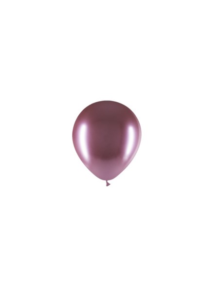 BOLSA 100 GLOBOS BRILLIANT 42CM PERIM., MALVA B05
