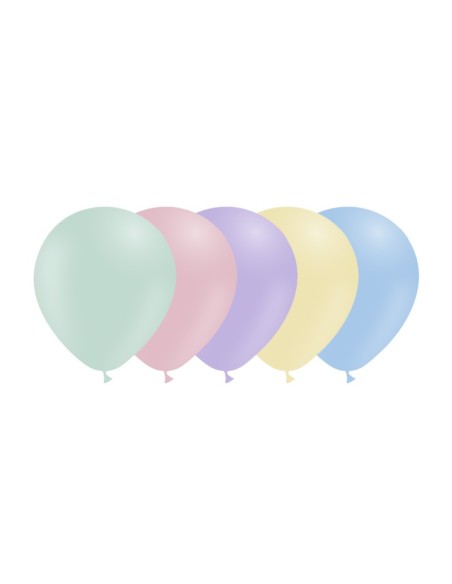 BOLSA 100 GLOBOS MATTE 45CM PERIM., SURTIDOS